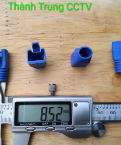 Đầu chụp hạt mạng cat6a màu xanh dương