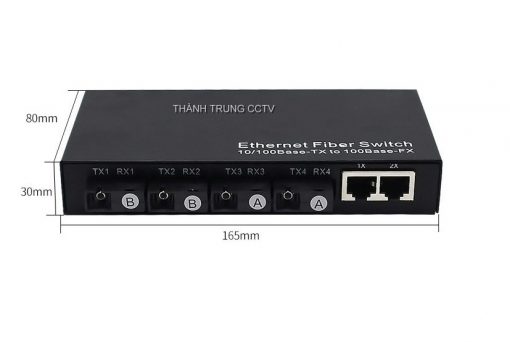 Switch 4 cổng quang single mode 155Mbps