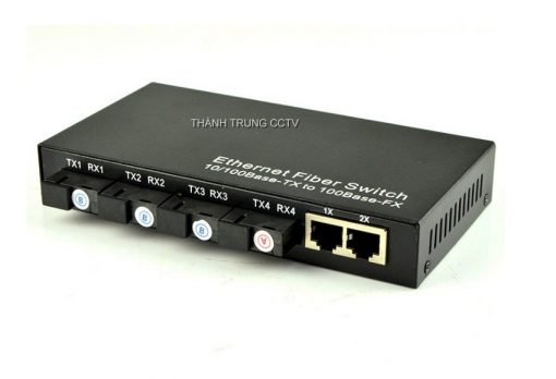 Switch 4 cổng quang single mode 155Mbps