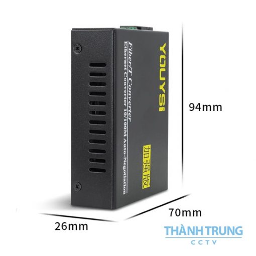 Converter single mode YOUYSI tốc độ 100Mbps