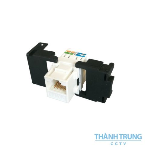 Modular CAT6A nhân mạng CAT6A không cần dùng tool nhấn dùng cho patch panel và mặt nạ âm tường
