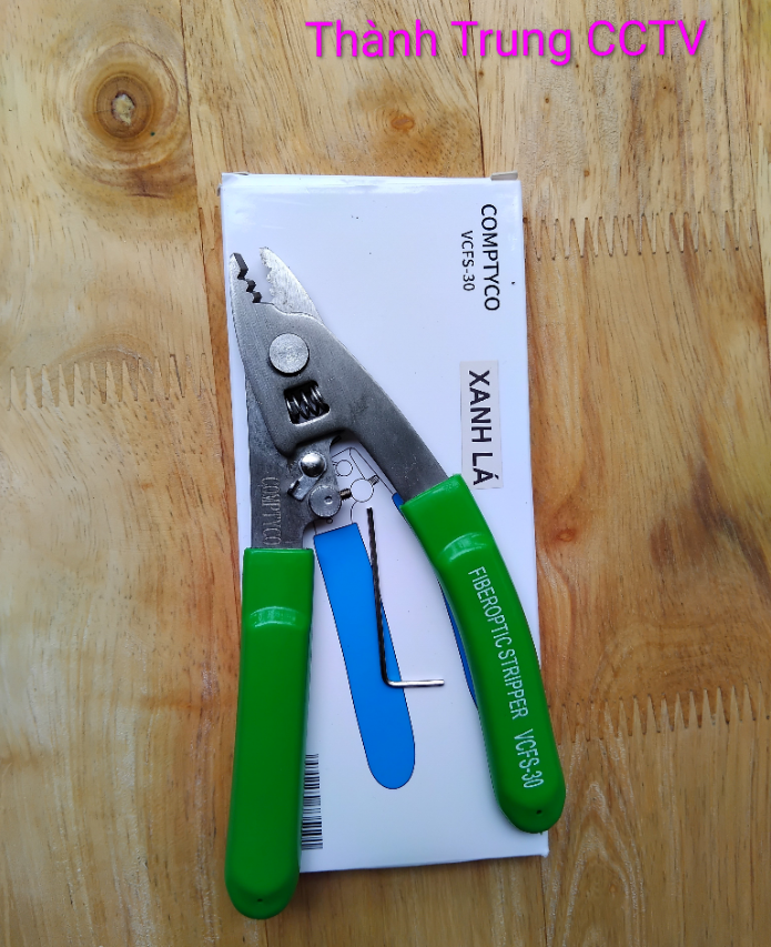 Kìm tuốt sợi quang bằng thép không rỉ VCFS3 màu xanh lá , Thành Trung CCTV 0989282821 Kìm tuốt sợi quang bằng thép không rỉ VCFS3 màu xanh lá , Thành Trung CCTV 0989282821