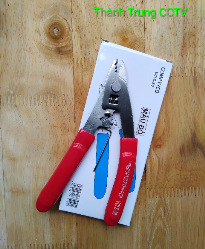 Kìm tuốt sợi quang bằng thép không rỉ VCFS3 màu đỏ , Thành Trung CCTV 0989282821 Kìm tuốt sợi quang bằng thép không rỉ VCFS3 màu đỏ , Thành Trung CCTV 0989282821