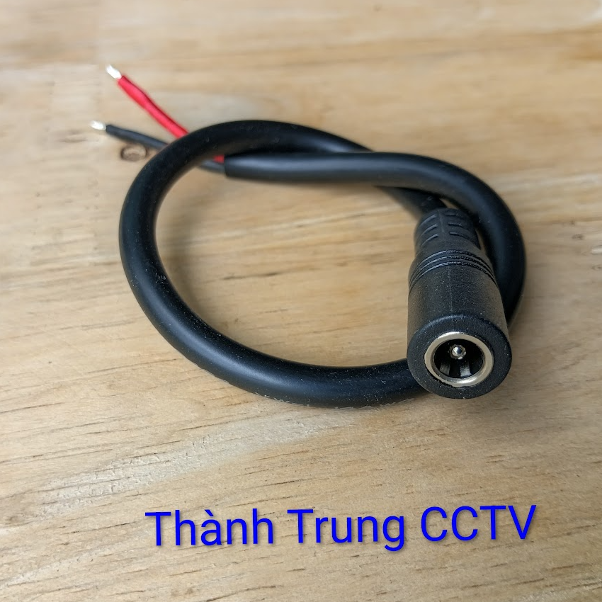 Jack DC cái 5.5*2.1mm dài 26cm lõi 18AWG và 14AWG chịu tải 6A đến 12A Jack DC cái 5.5*2.1mm dài 26cm lõi 18AWG và 14AWG chịu tải 6A đến 12A